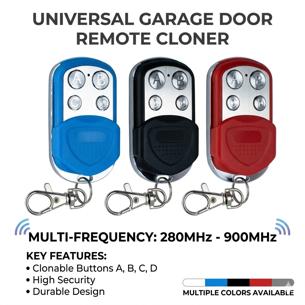Bottle Opener Keyring - Universal 280-900MHz Garage Door Remote Control
