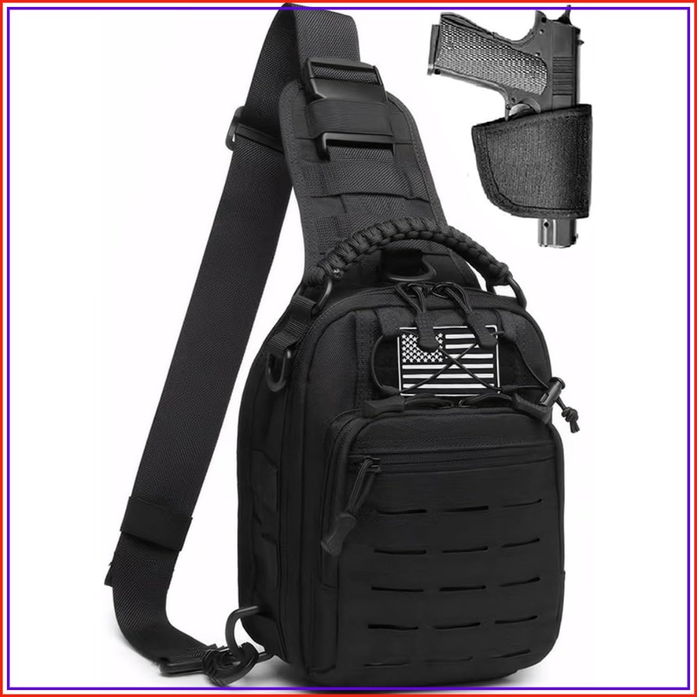 Edc Carry Bag For Men - Tactical Sling Bag for Men Concealed