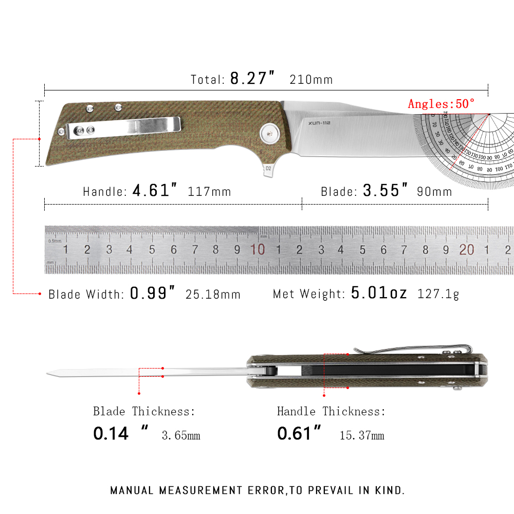 Shooziz XUN112 EDC Folding Kni - Edc Carry For Men のレビューと価格