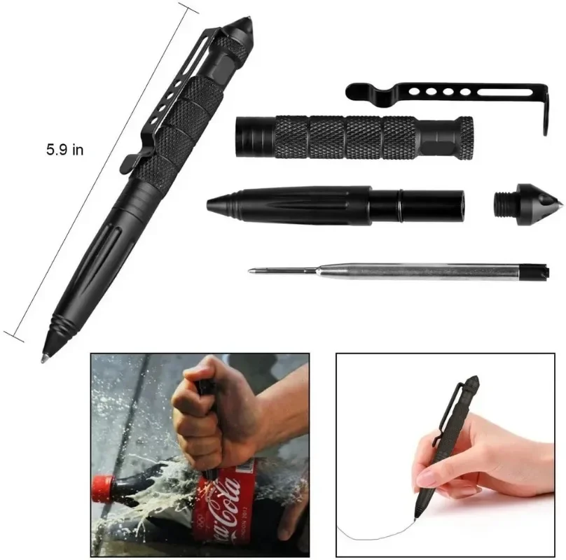Military Tactical Pen Emergenc - Pen Tactical Glass のレビューと価格