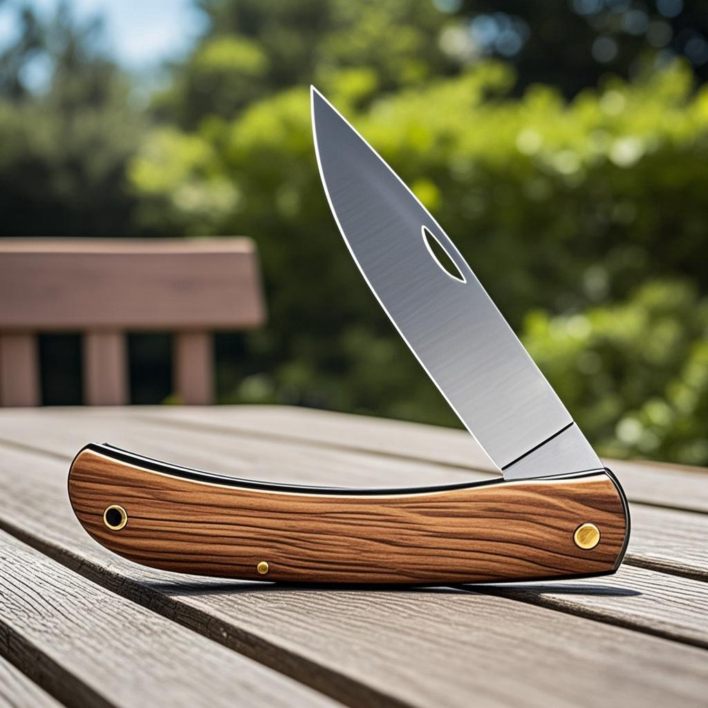 Rosewood Handle Pocket Knife S - Edc Concealed Carry Knife のレビューと価格