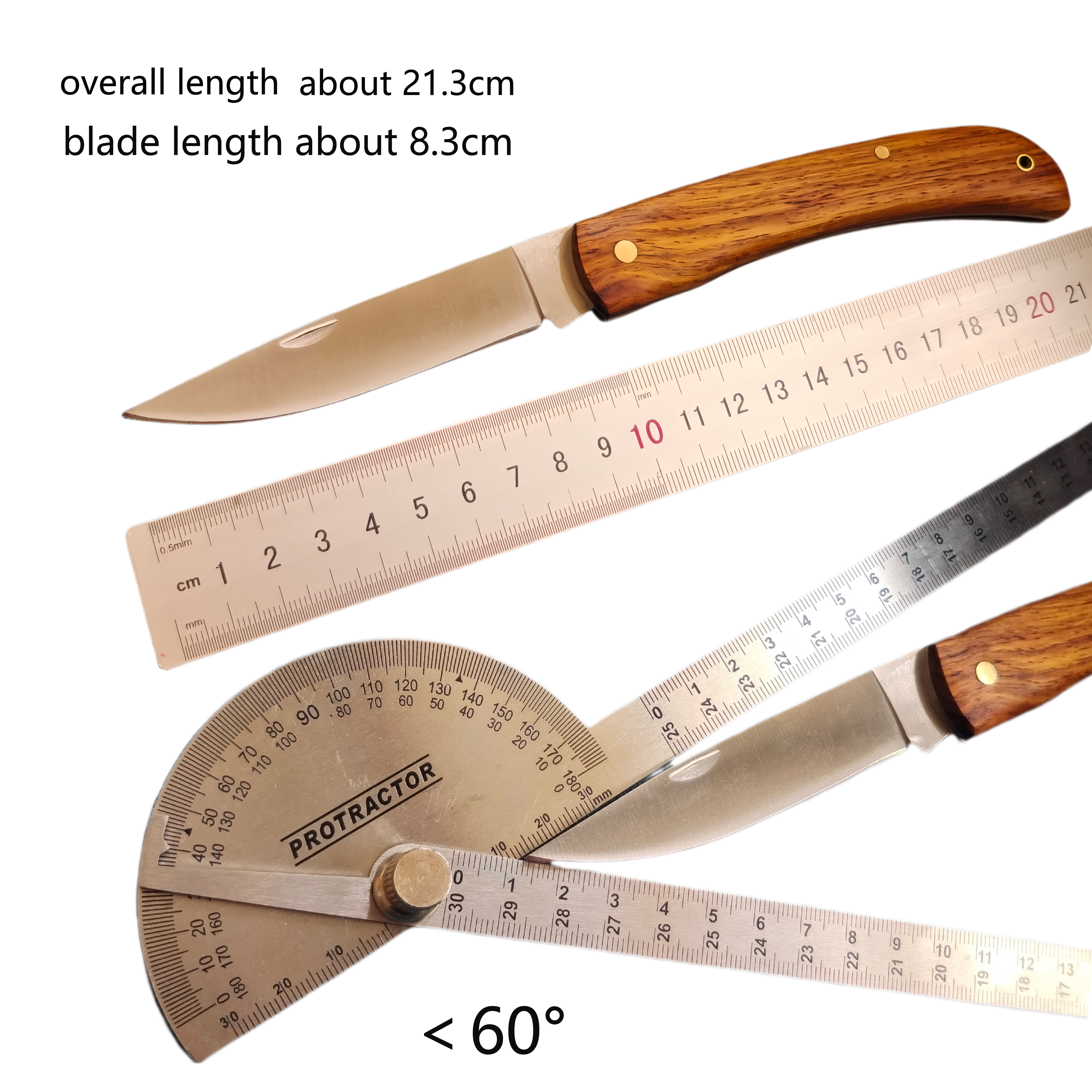 Rosewood Handle Pocket Knife S - Edc Concealed Carry Knife のレビューと価格