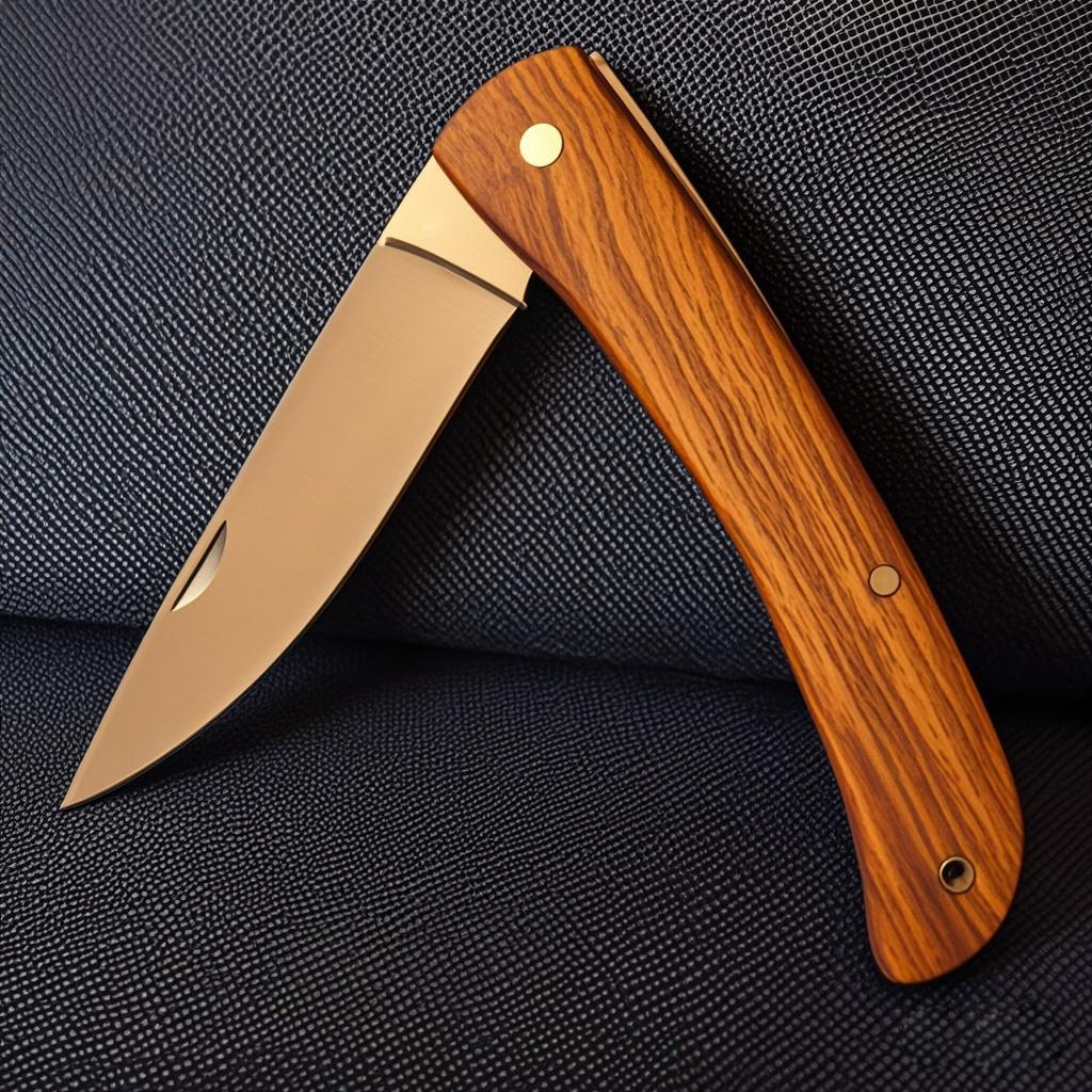 Rosewood Handle Pocket Knife S - Edc Concealed Carry Knife のレビューと価格