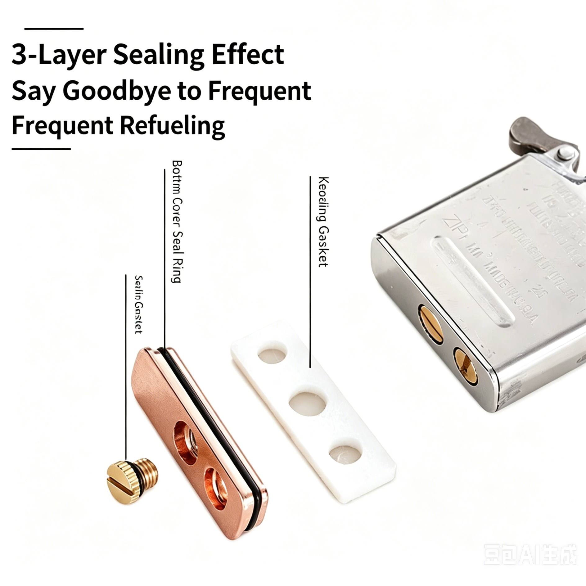 2nd Gen Upgraded Insert Gasket - Lighter Insert Zippo のレビューと価格