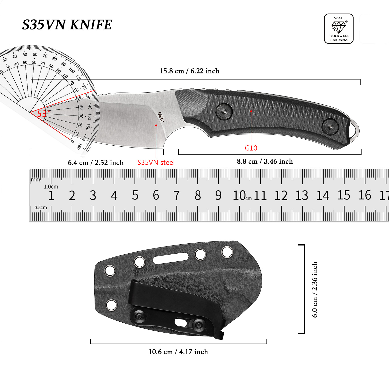 EDC Outdoor Multitool Portable - Edc Carry Fixed Blade のレビューと価格