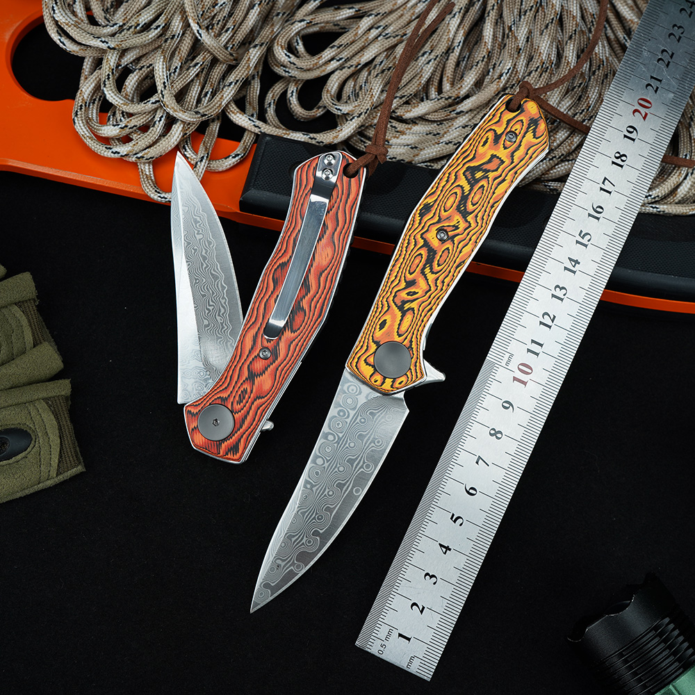 KS 4020 Damascus Knife Portabl - Edc Carry For Men のレビューと価格