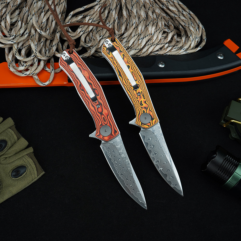 KS 4020 Damascus Knife Portabl - Edc Carry For Men のレビューと価格