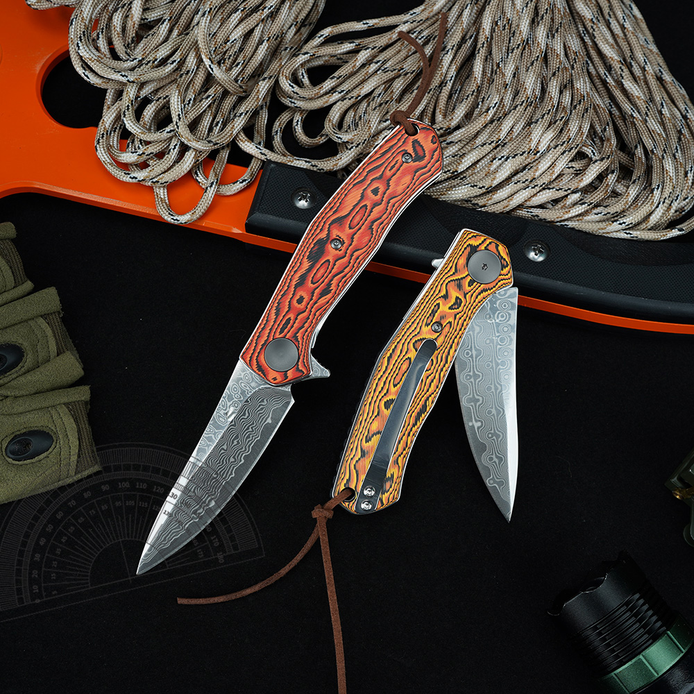 KS 4020 Damascus Knife Portabl - Edc Carry For Men のレビューと価格