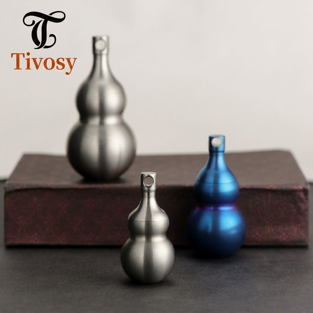 Tivosy Pure Titanium Lucky Gou - Pill Fob Capsule のレビューと価格