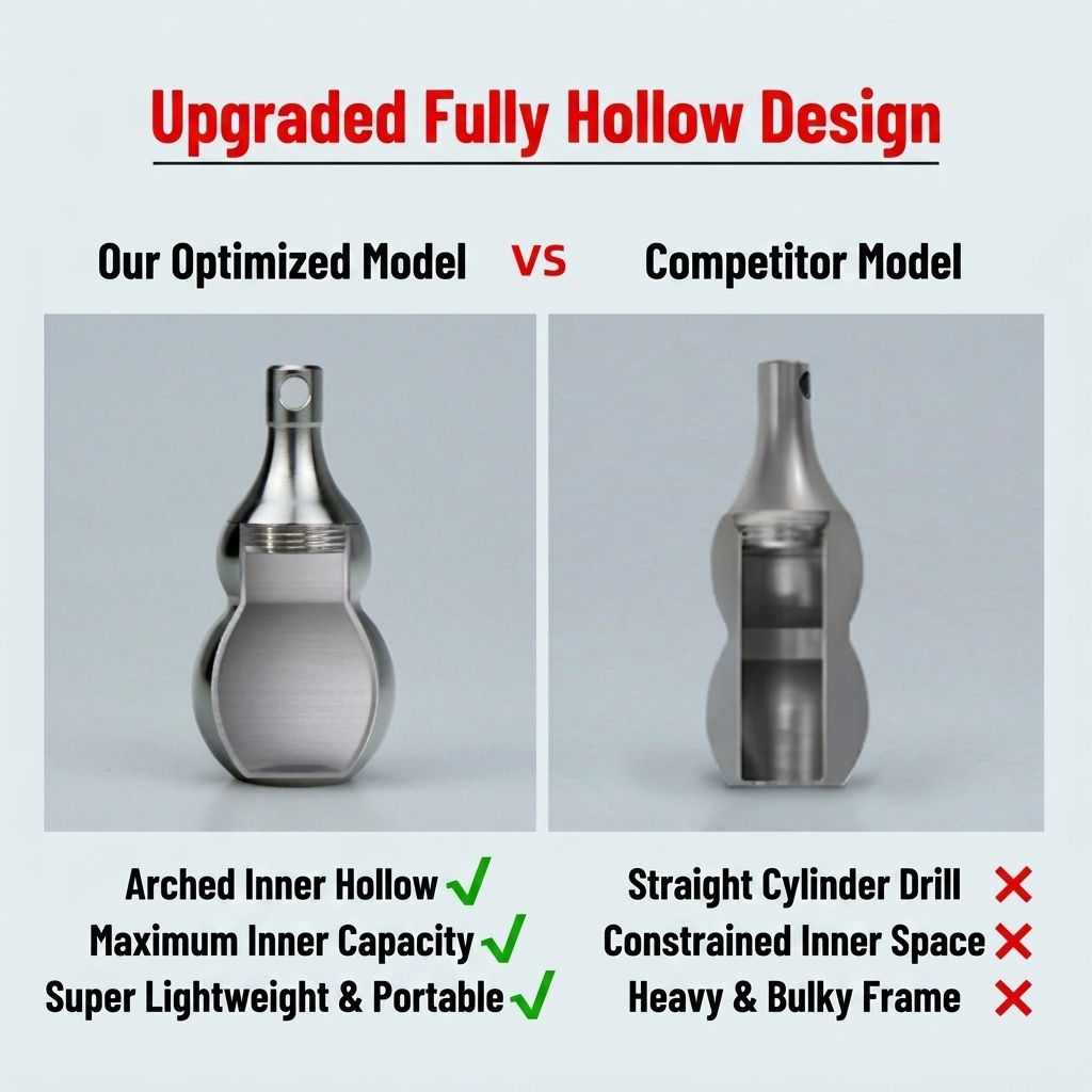 Tivosy Pure Titanium Lucky Gou - Pill Fob Capsule のレビューと価格
