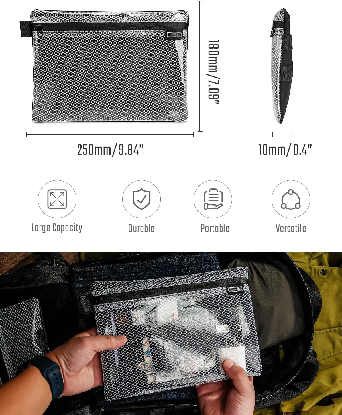 TACTICAL GEEK Storage A10 EDC  - Edc Concealed Carry Bag のレビューと価格