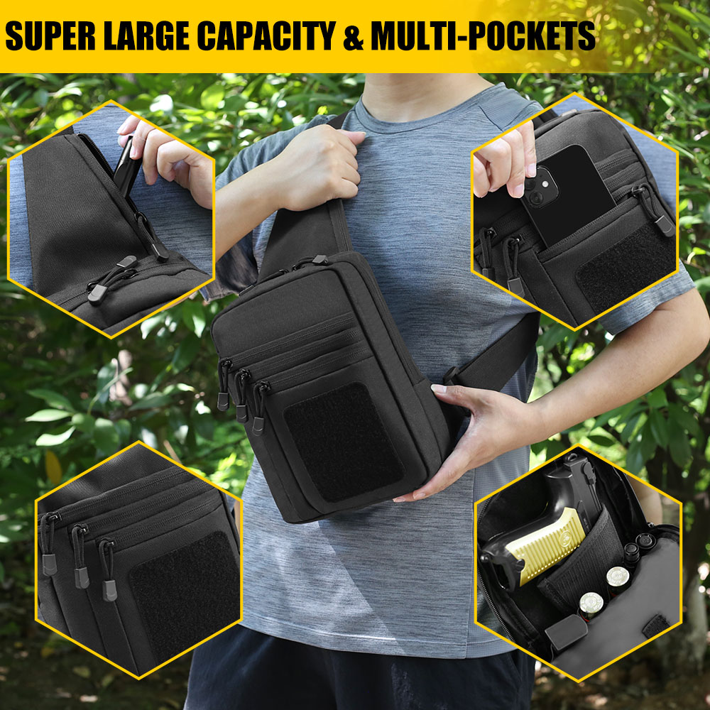 Tactical Pistol Gun Bag Concea - Edc Concealed Carry Bag のレビューと価格