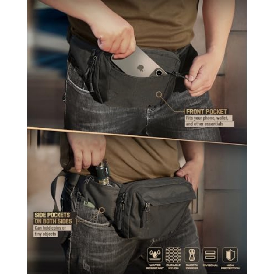 Tactical Concealed Carry Fanny - Edc Concealed Carry Bag のレビューと価格