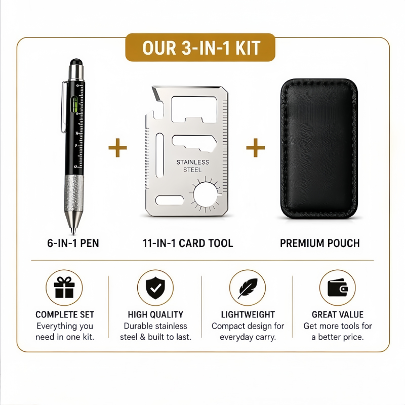 Men Gifts 6-in-1 Multitool Pen - Edc Carry For Men のレビューと価格