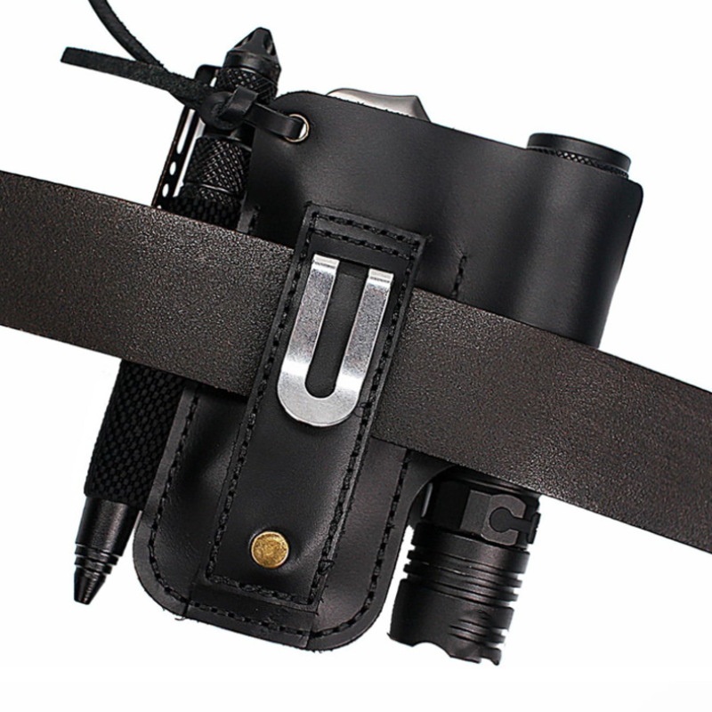 EDC Leather Flashlight Tool Ho - Edc Carry Pouch のレビューと価格