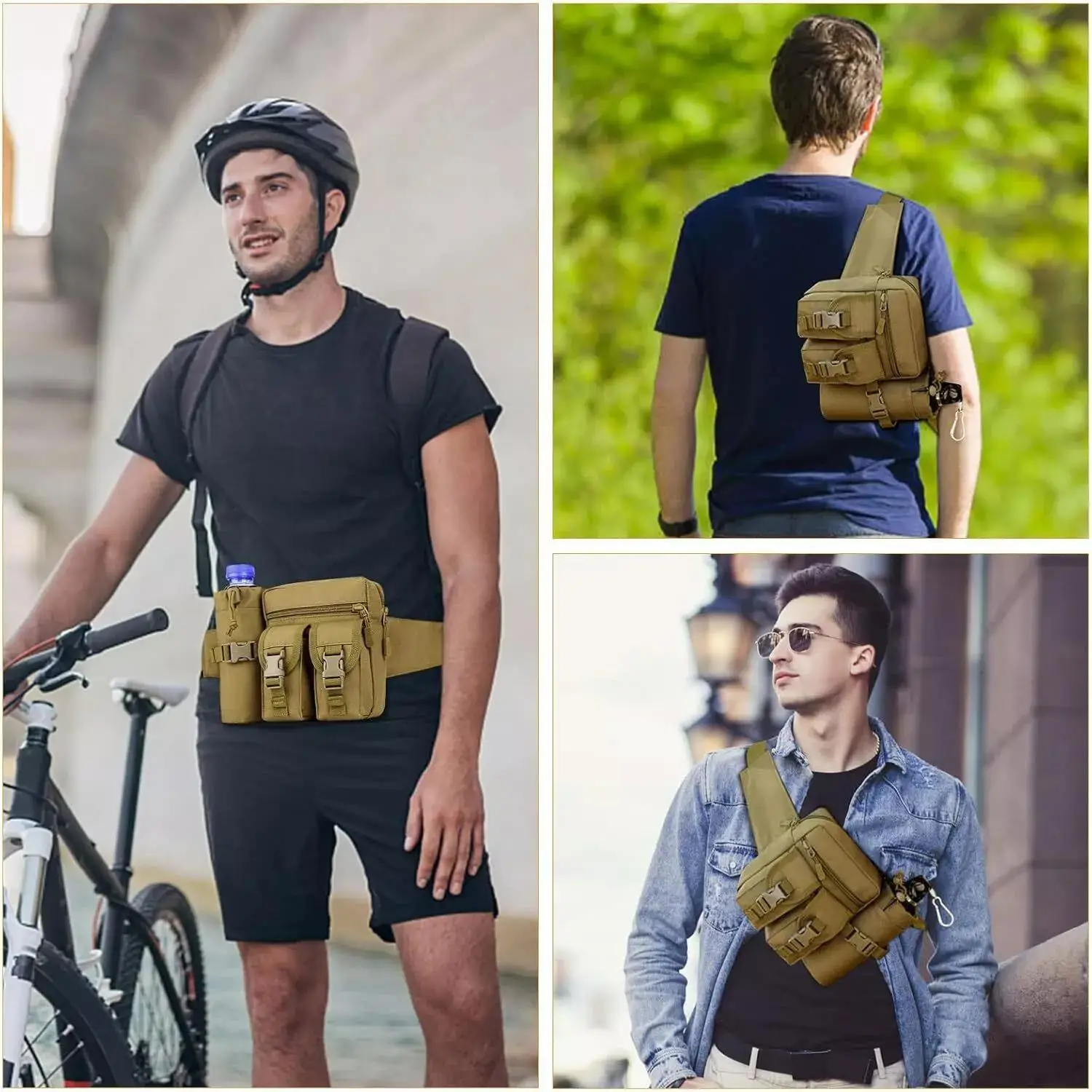 Tactical Fanny Pack for Men Co - Edc Carry Bag For Men のレビューと価格