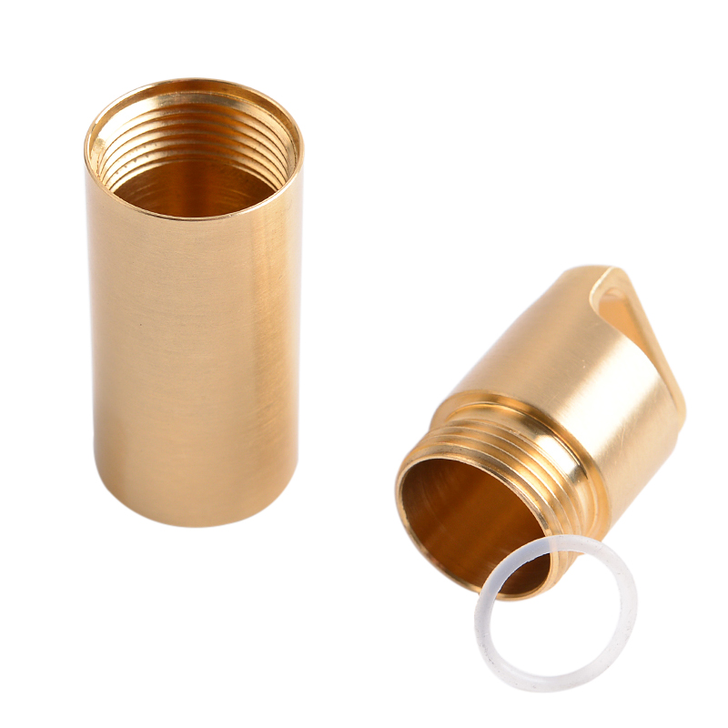 Brass Airtight Watertight Stor - Pill Fob Capsule のレビューと価格