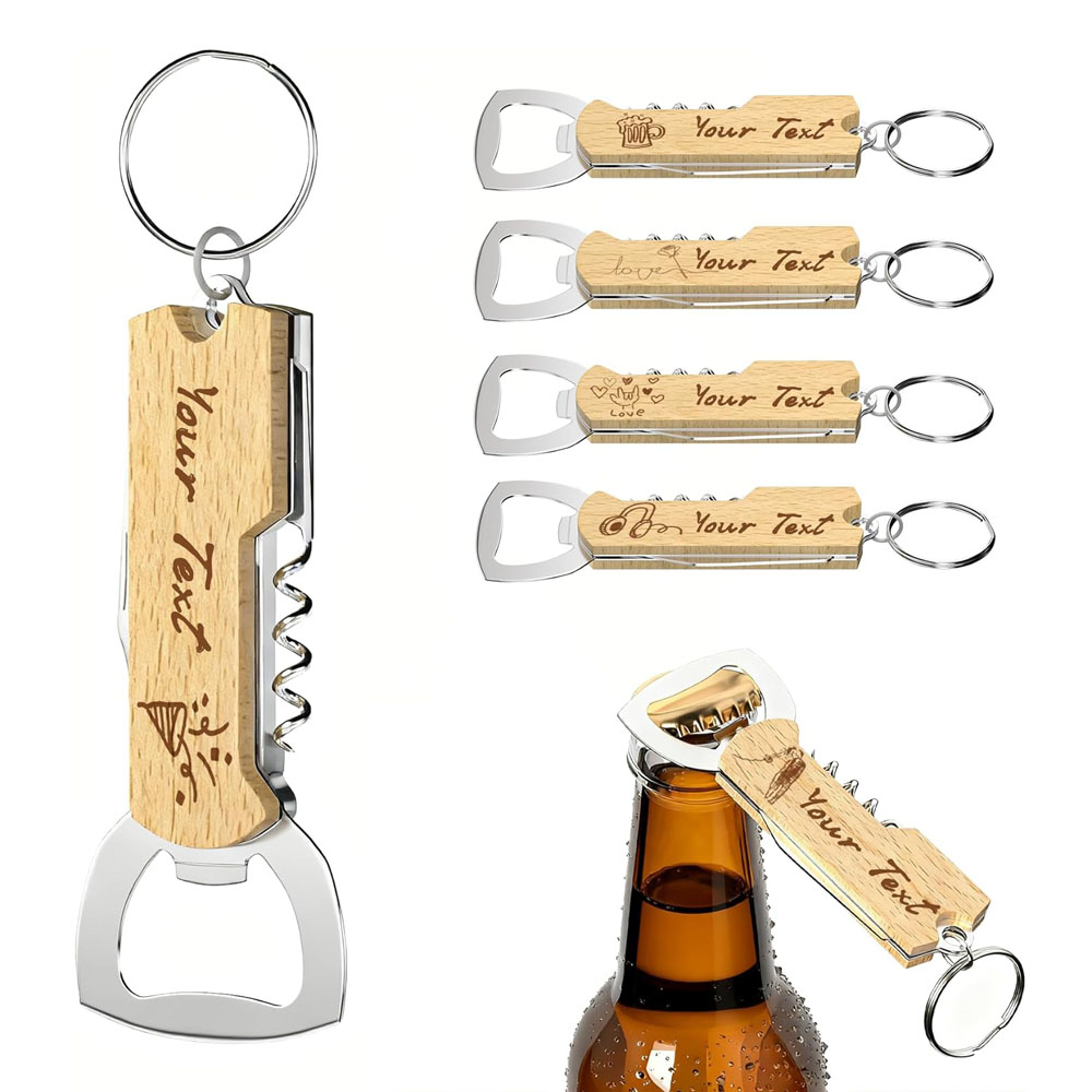 Custom Engraved Logo Bottle Op - Bottle Opener Keyring のレビューと価格