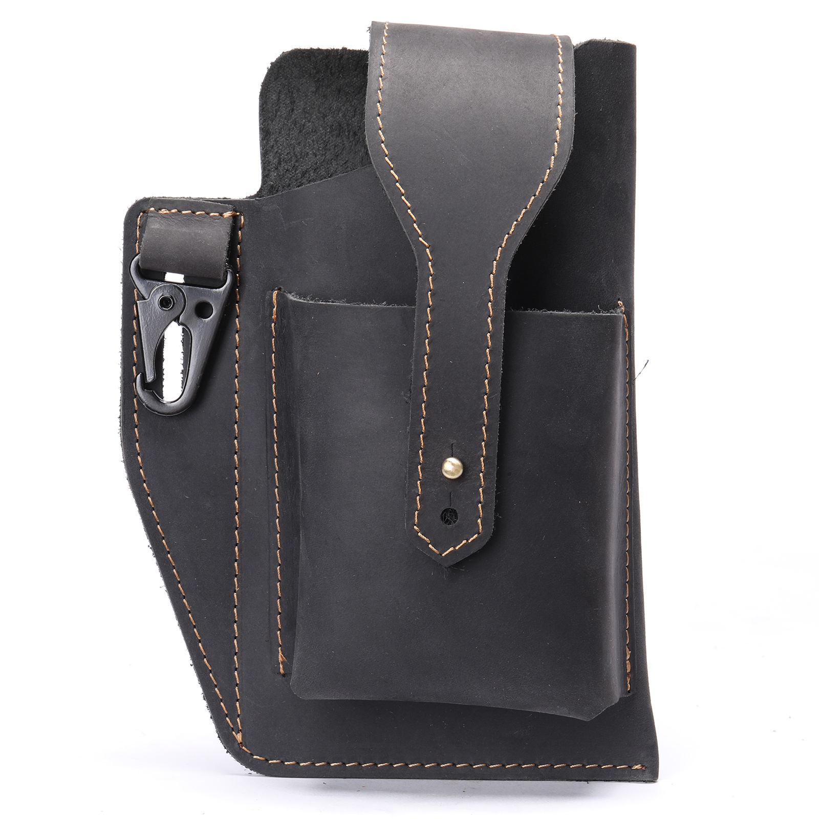 Crazy Horse Leather Phone Hols - Edc Carry For Men のレビューと価格