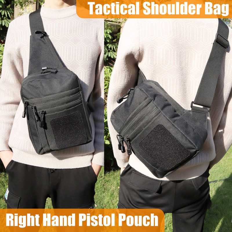New Tactical Chest Bag Pistol  - Edc Carry Bag For Men のレビューと価格