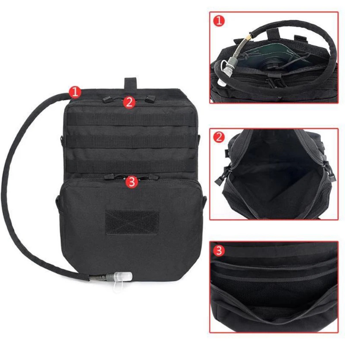 Outdoor Molle Bag Camping Hydr - Edc Carry Pack のレビューと価格