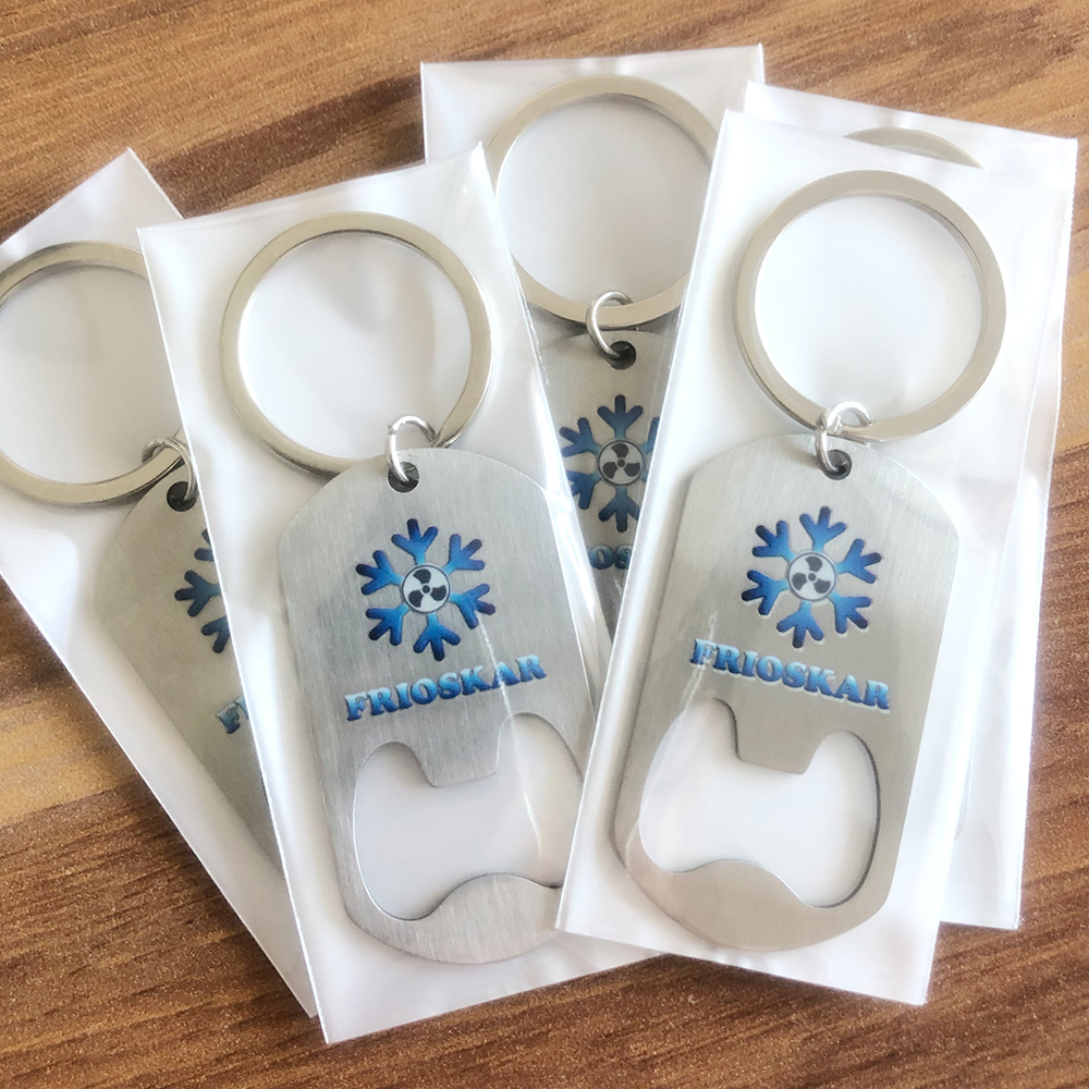 Custom Company Logo Stainless  - Bottle Opener Keyring のレビューと価格
