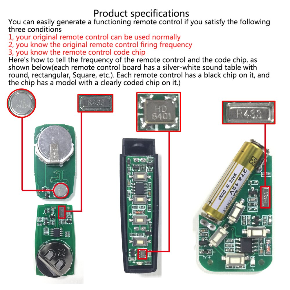 433MHZ Copy Remote Control Aut - Bottle Opener Keyring のレビューと価格