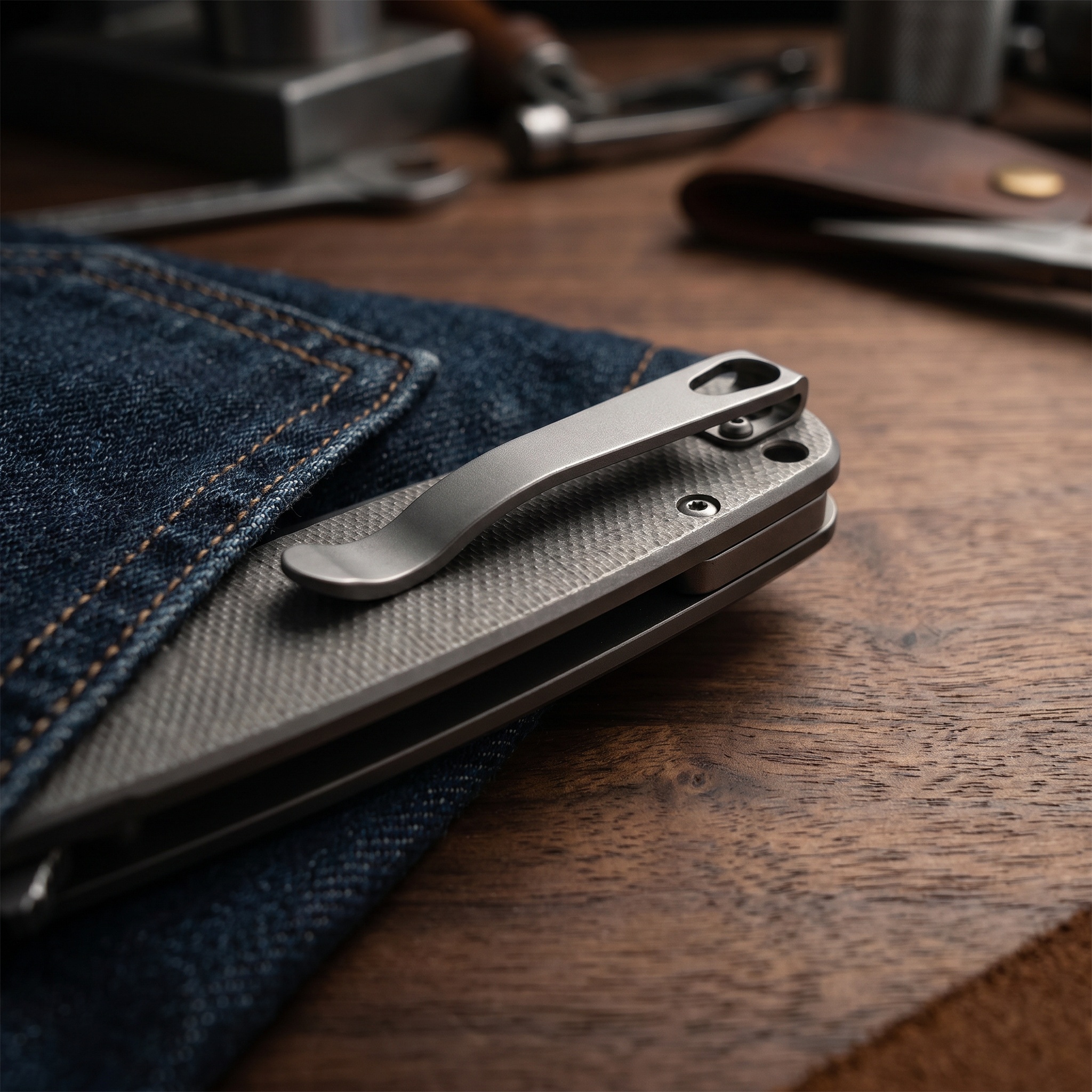 TC4 Titanium Pocket Clip For C - Edc Concealed Carry Knife のレビューと価格