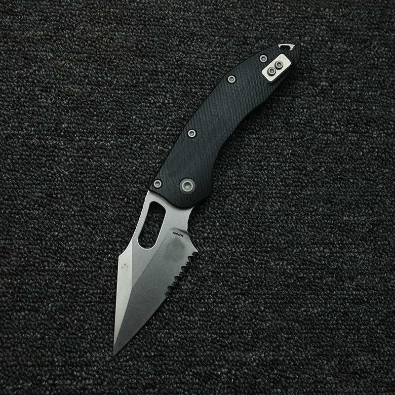 LEMIFSHE  Manual Stitch Textur - Edc Concealed Carry Knife のレビューと価格