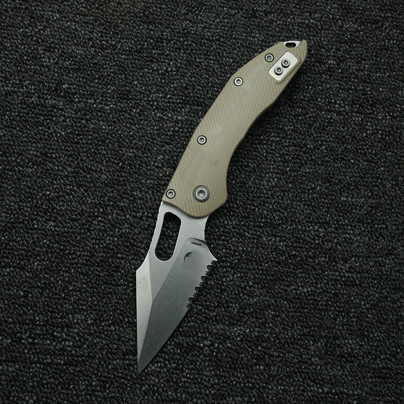 LEMIFSHE  Manual Stitch Textur - Edc Concealed Carry Knife のレビューと価格