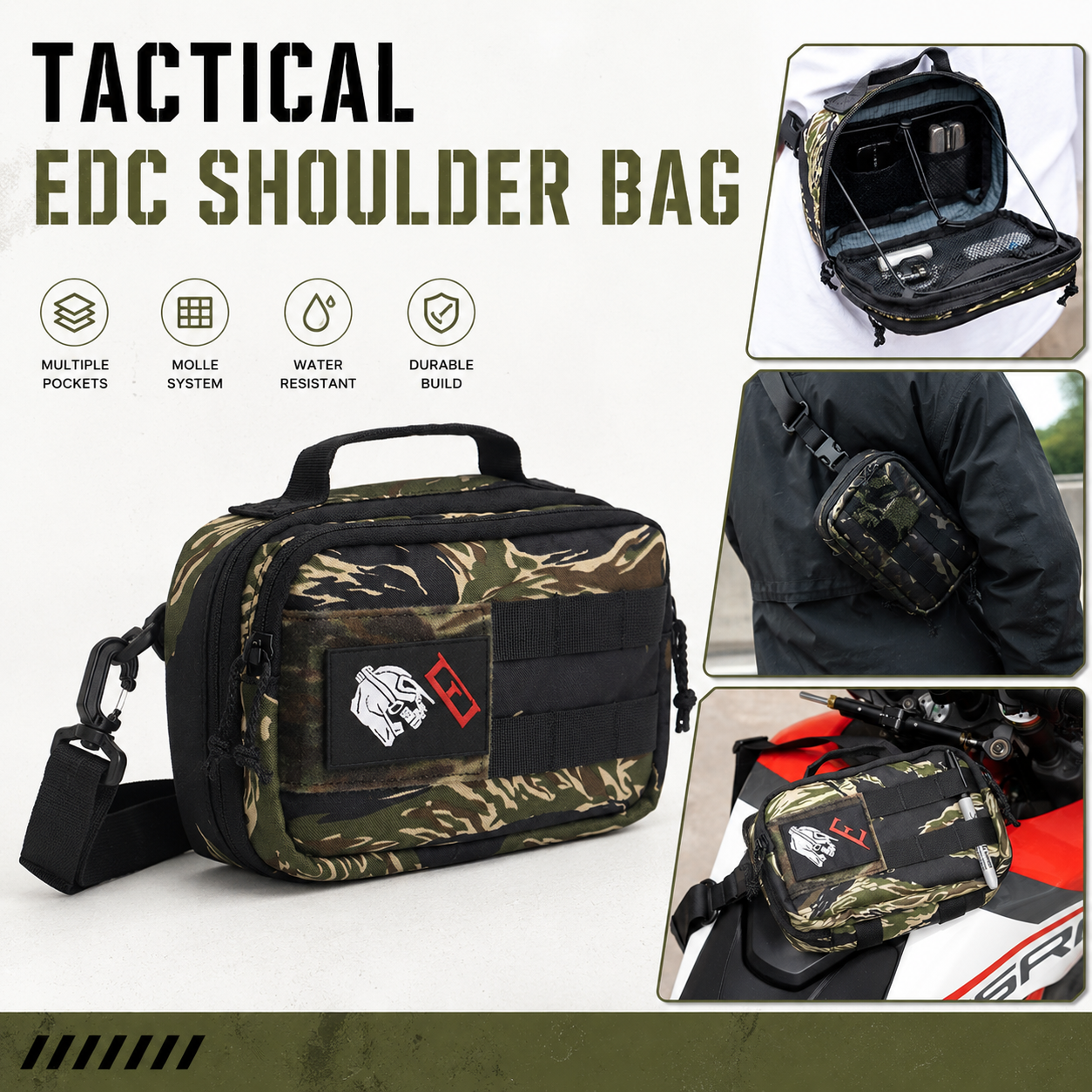 Tactical EDC Shoulder Bag Men  - Edc Carry For Men のレビューと価格