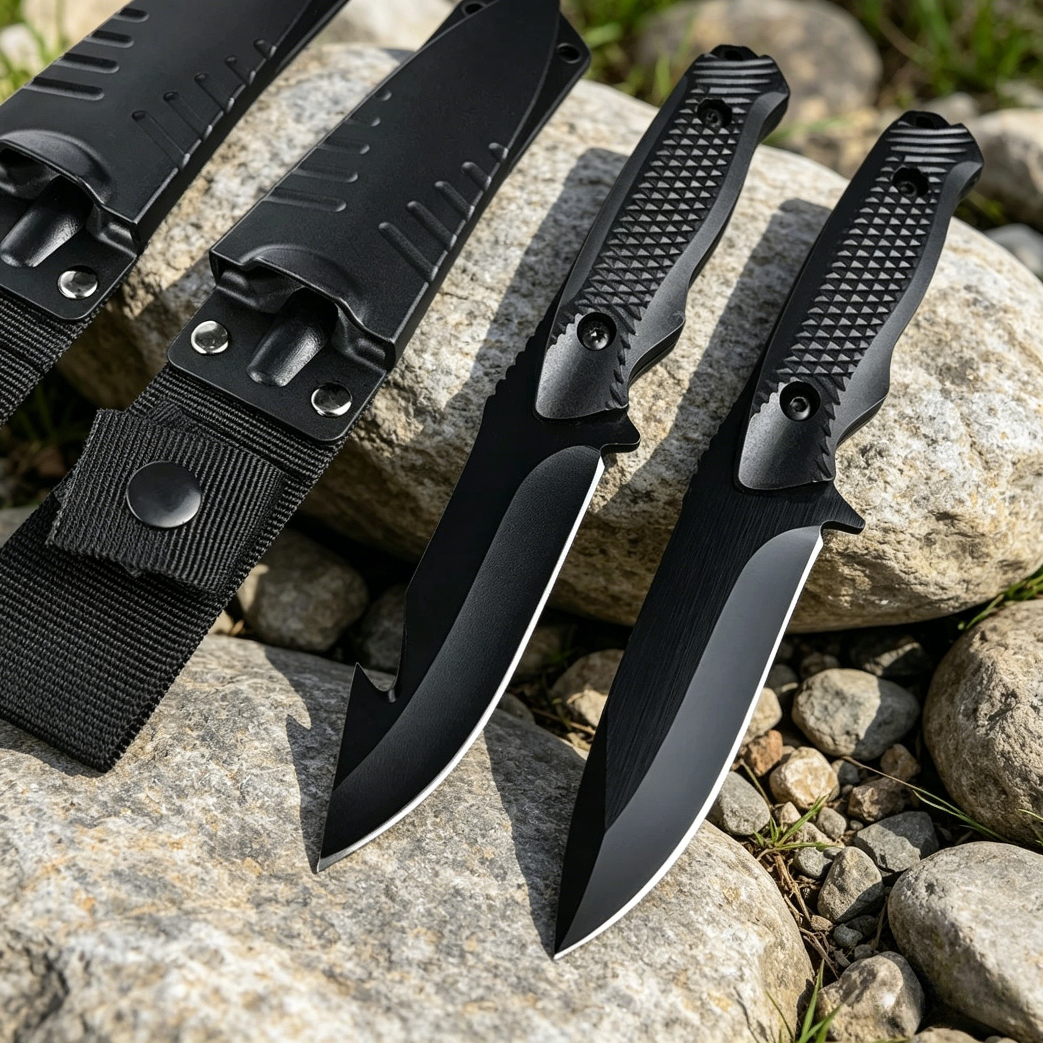 Outdoor Jungle Hunting Knife 5 - Edc Carry Fixed Blade のレビューと価格