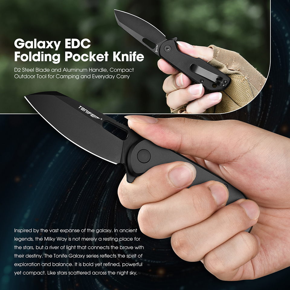 TONIFE Galaxy Mini CKT9205 Fol - Edc Concealed Carry Knife のレビューと価格