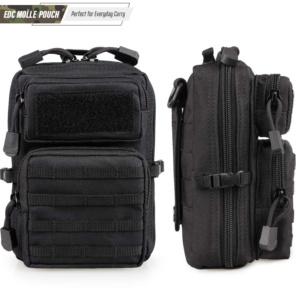 Tactical MOLLE Utility Pouch M - Edc Concealed Carry Bag のレビューと価格