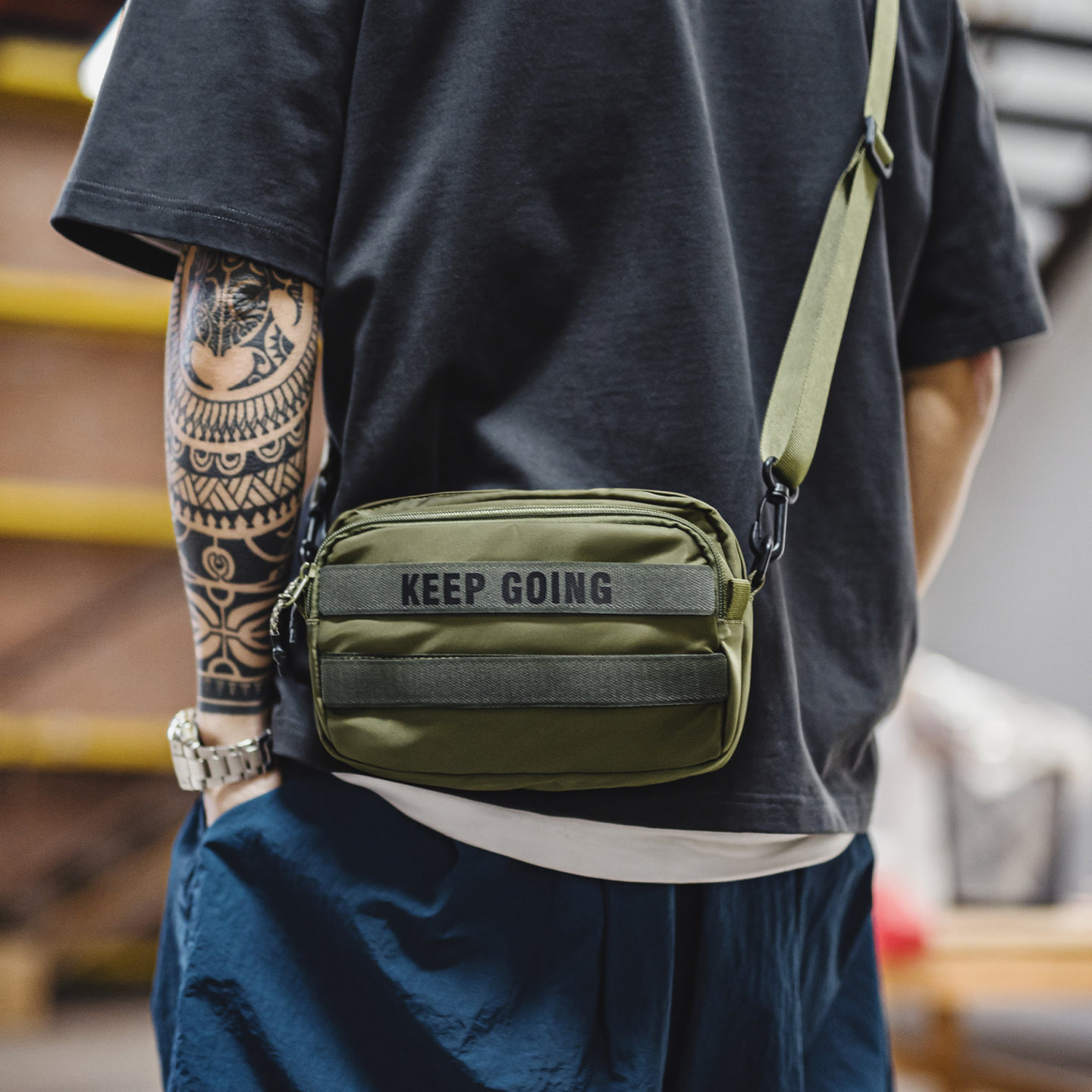 Maden Men's Crossbody Bag Mili - Edc Carry Bag For Men のレビューと価格