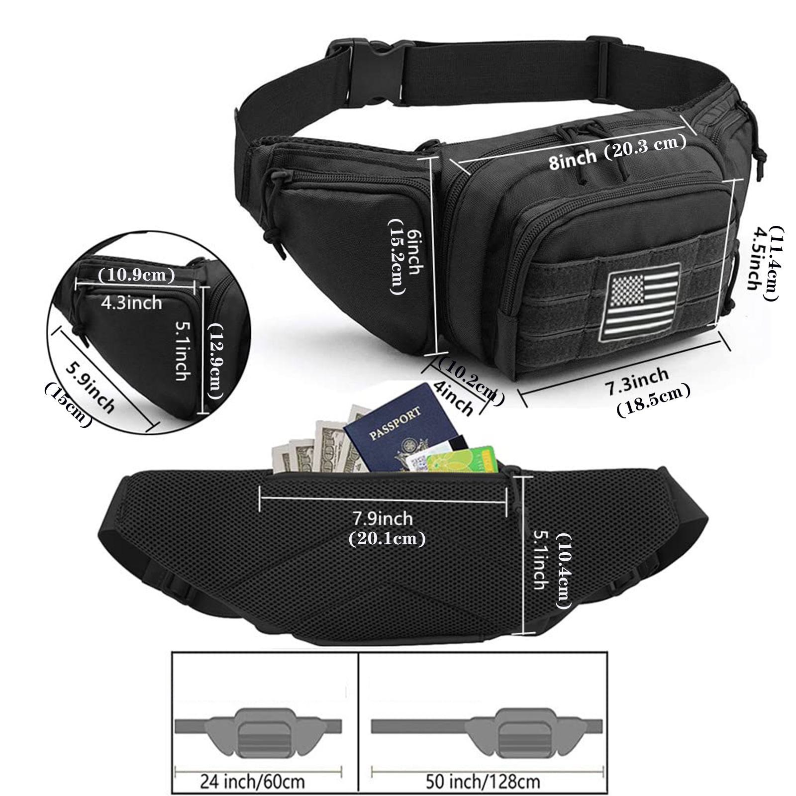 Tactical Fanny Pack Gun Holste - Edc Carry For Men のレビューと価格