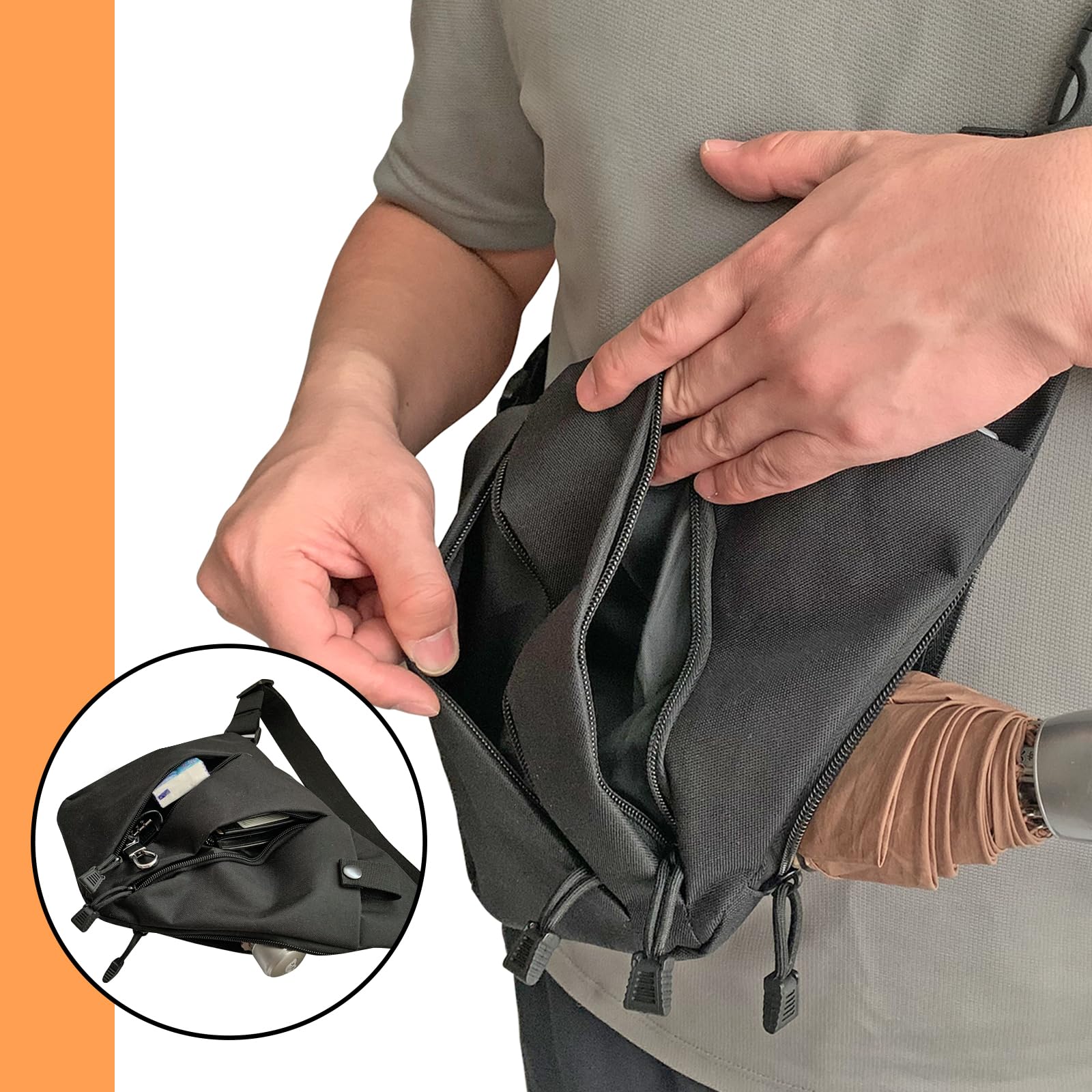 Tactical Crossbody Sling Bag E - Edc Carry For Men のレビューと価格