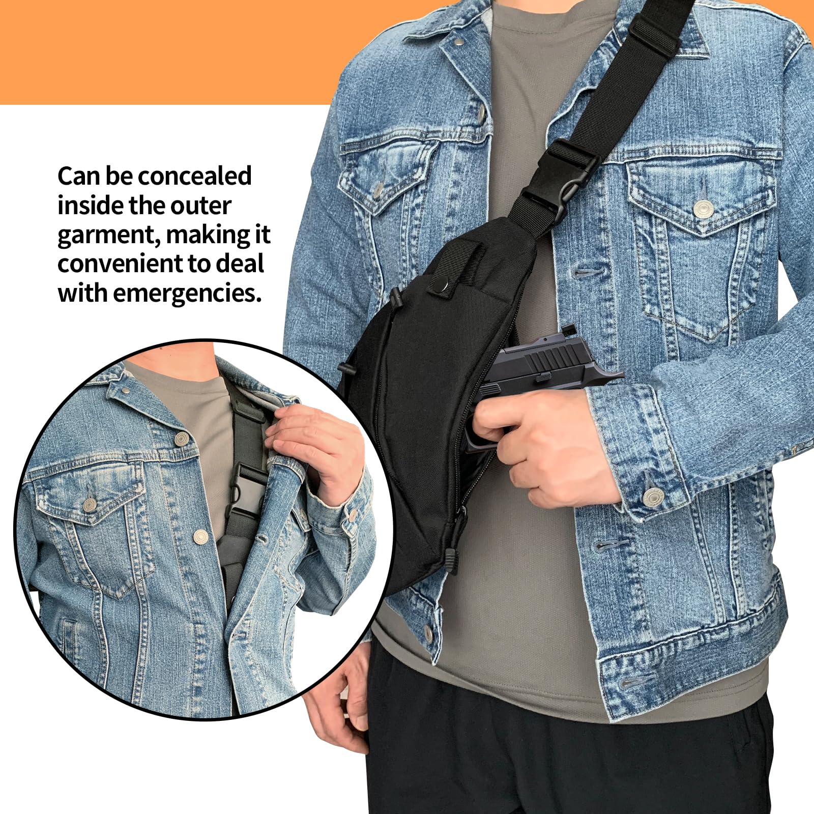 Tactical Crossbody Sling Bag E - Edc Carry For Men のレビューと価格