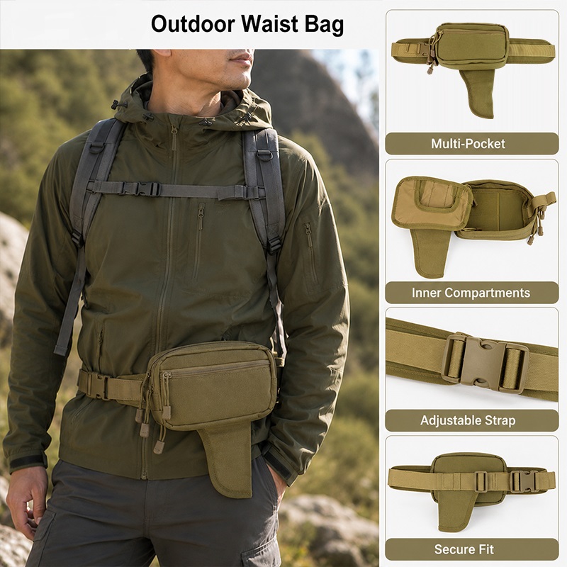 Multifunctional Waist Bag Nylo - Edc Carry For Men のレビューと価格